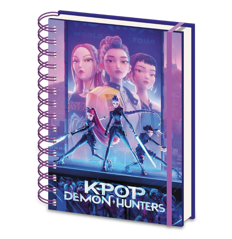 Caderno A5 Espiral K-POP