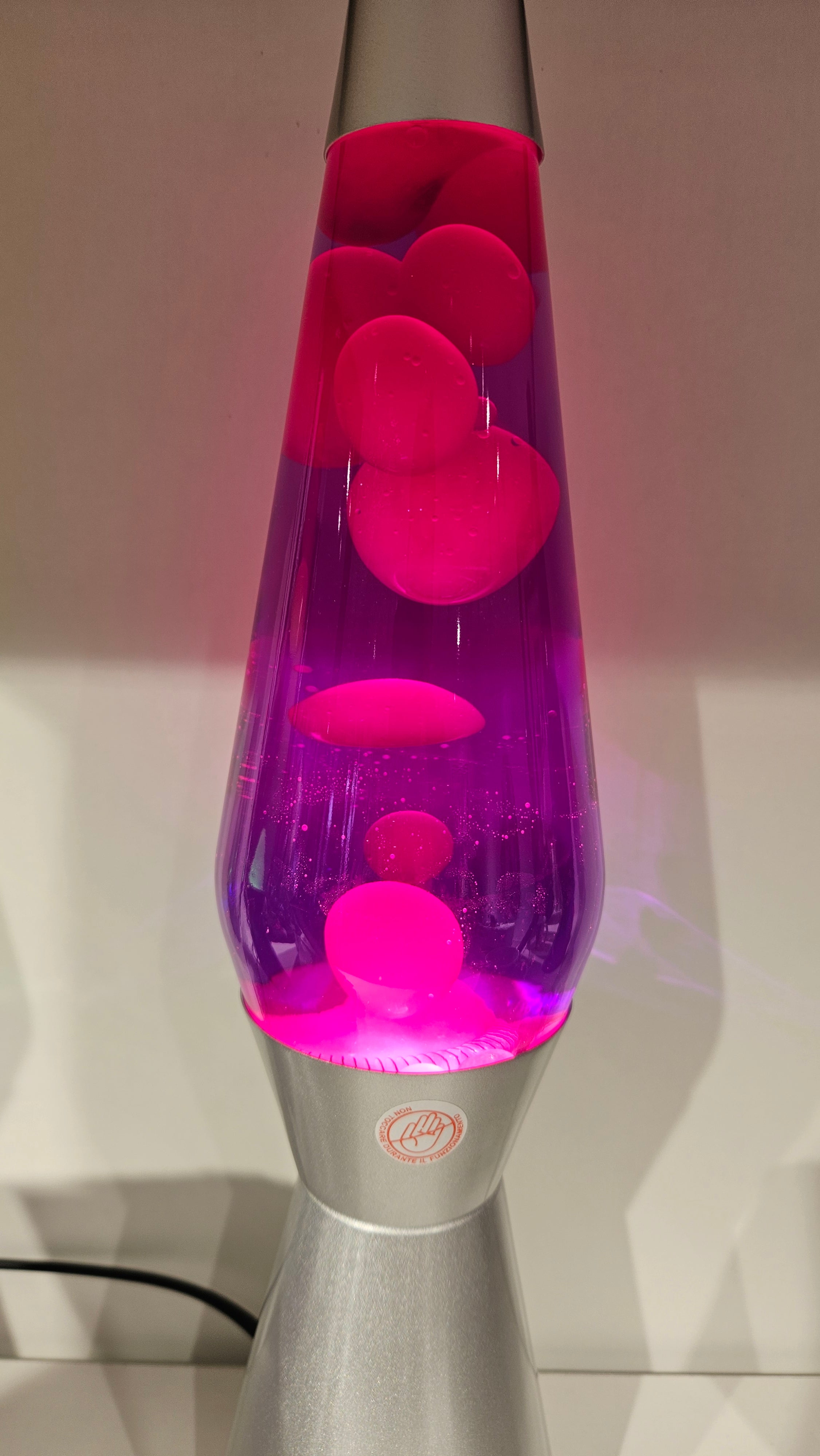 Candeeiro Lava Cinza