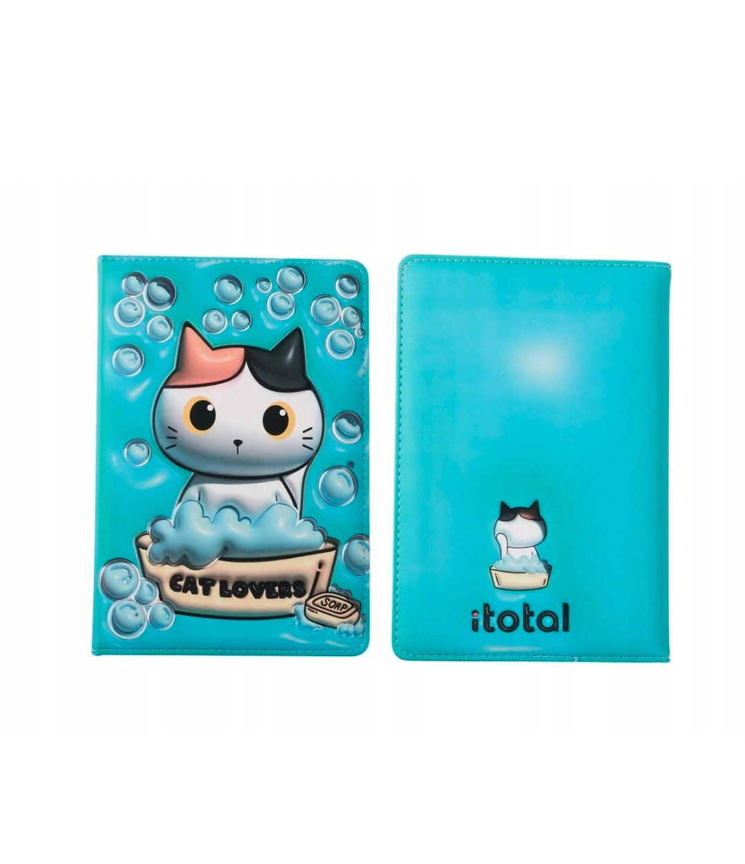 Caderno 3D A5 Gato Malhado Folhas Lisas Itotal