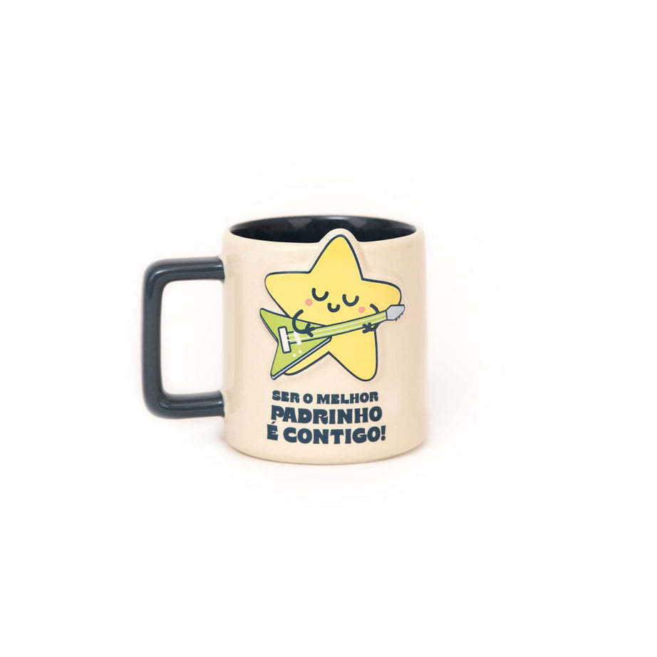 Caneca Mr.Wonderful Star 3D Can - Ser o melhor padrinho é contigo!