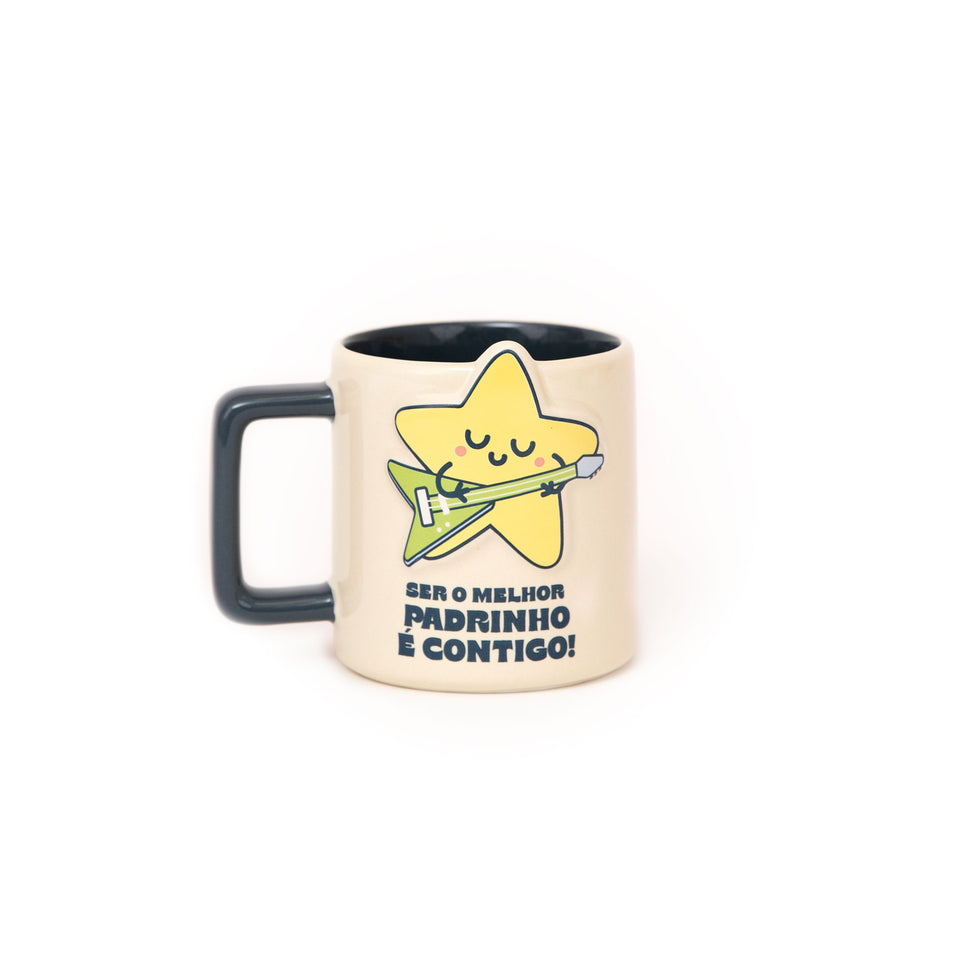 Caneca Mr.Wonderful Star 3D Can - Ser o melhor padrinho é contigo!