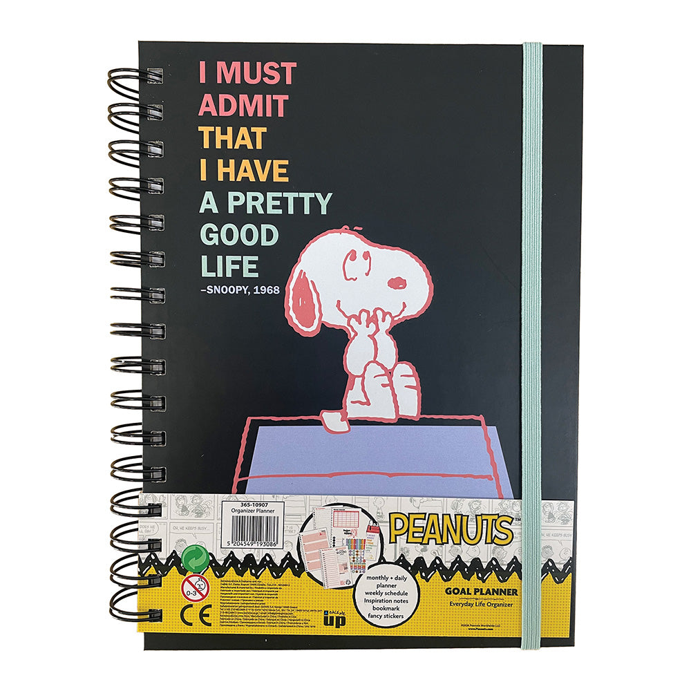 Organizador A5 em Espiral Snoopy