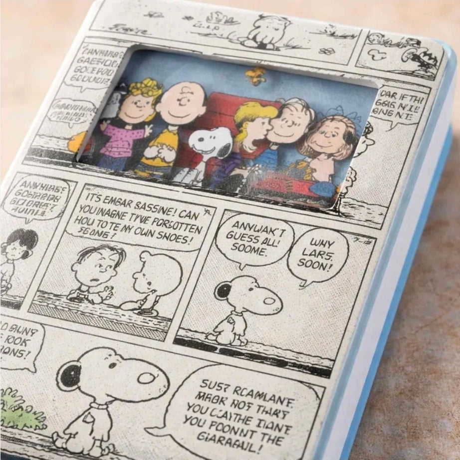 Caderno Premium Snoopy com Camadas Mágicas em Movimento