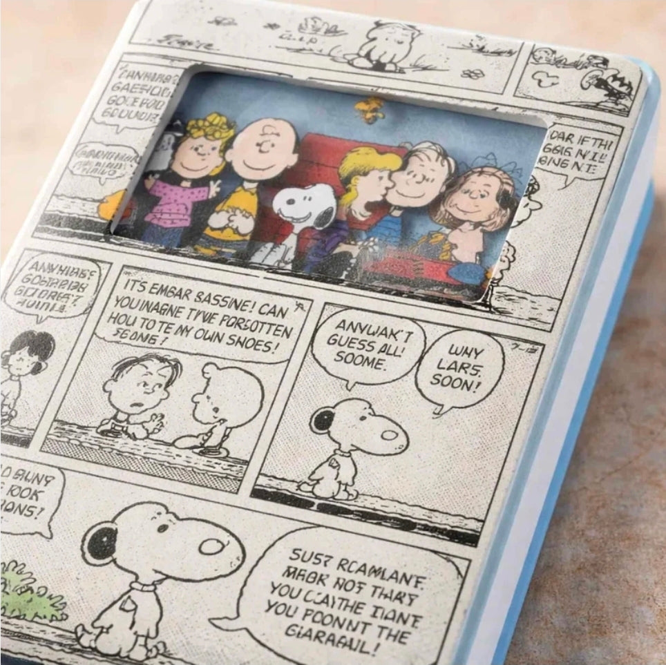 Caderno Premium Snoopy com Camadas Mágicas em Movimento