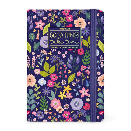 Agenda Semanal 2026 Flowers Legami
