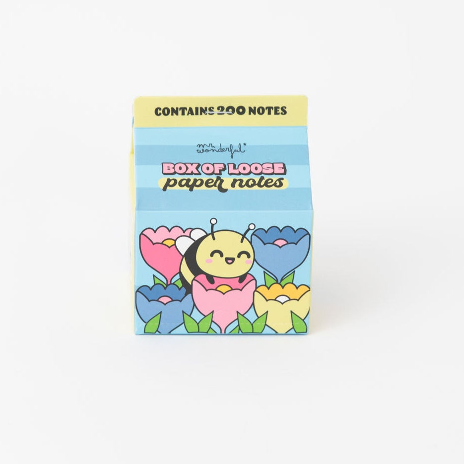 Caixa com 200 Folhas de Notas Mr.Wonderful