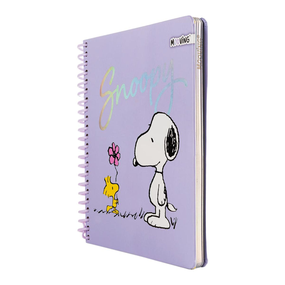 Caderno A5 em Espiral Snoopy com Autocolantes