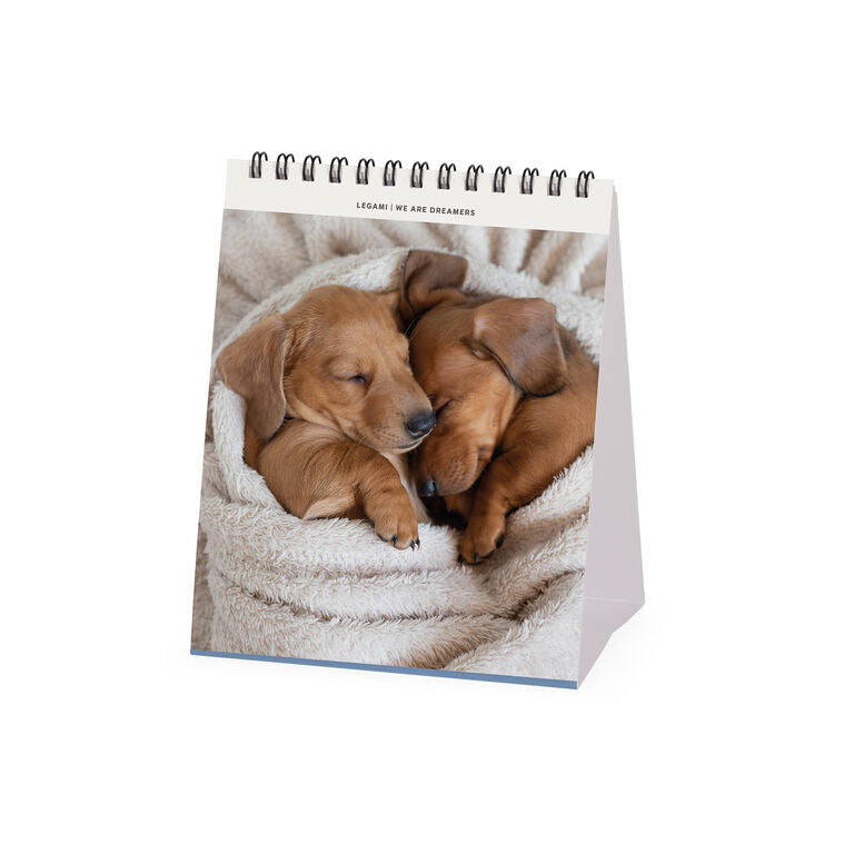 Calendário de Mesa 2027 Puppies Legami