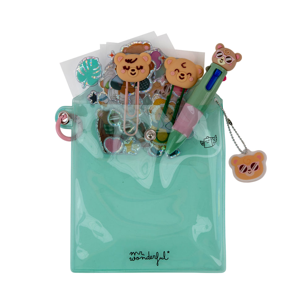Kit Para Decorar a Tua Agenda Urso Mr.Wonderful
