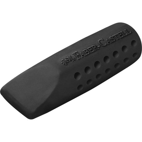 Pack 2 Borracha Grip 2001 Preto e Azul para Topo e Proteção do Bico do Lapis Faber-Castell