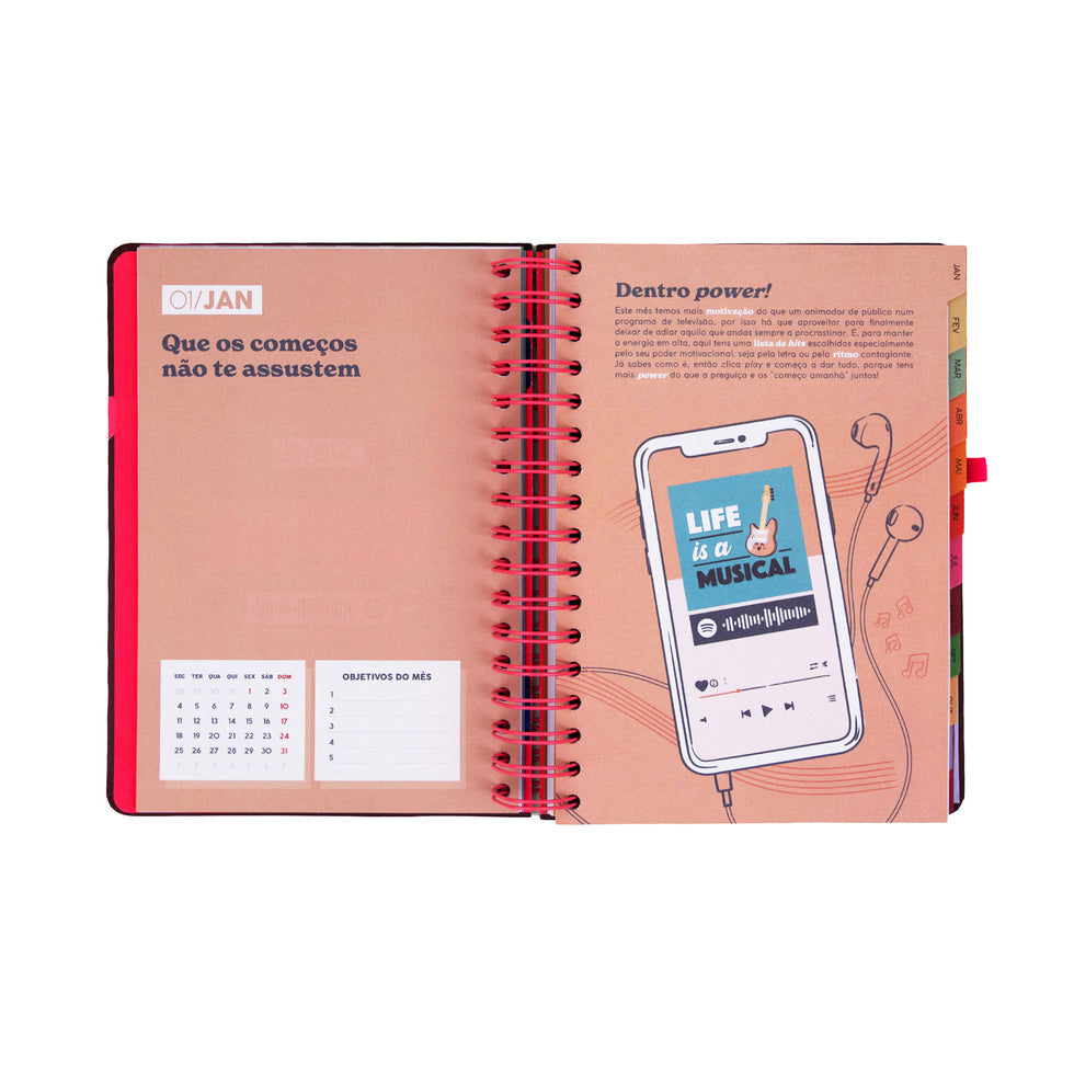Agenda Semanal Pequena 2027 Mr.Wonderful