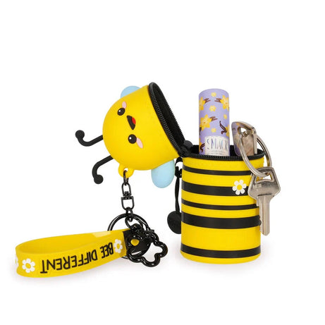 Porta Moedas e Porta Chaves Mini Kawai Abelha Legami