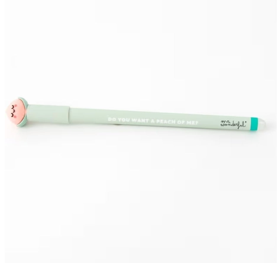 Caneta que Apaga Mr.Wonderful Pêssego - Do you want a peach of me?