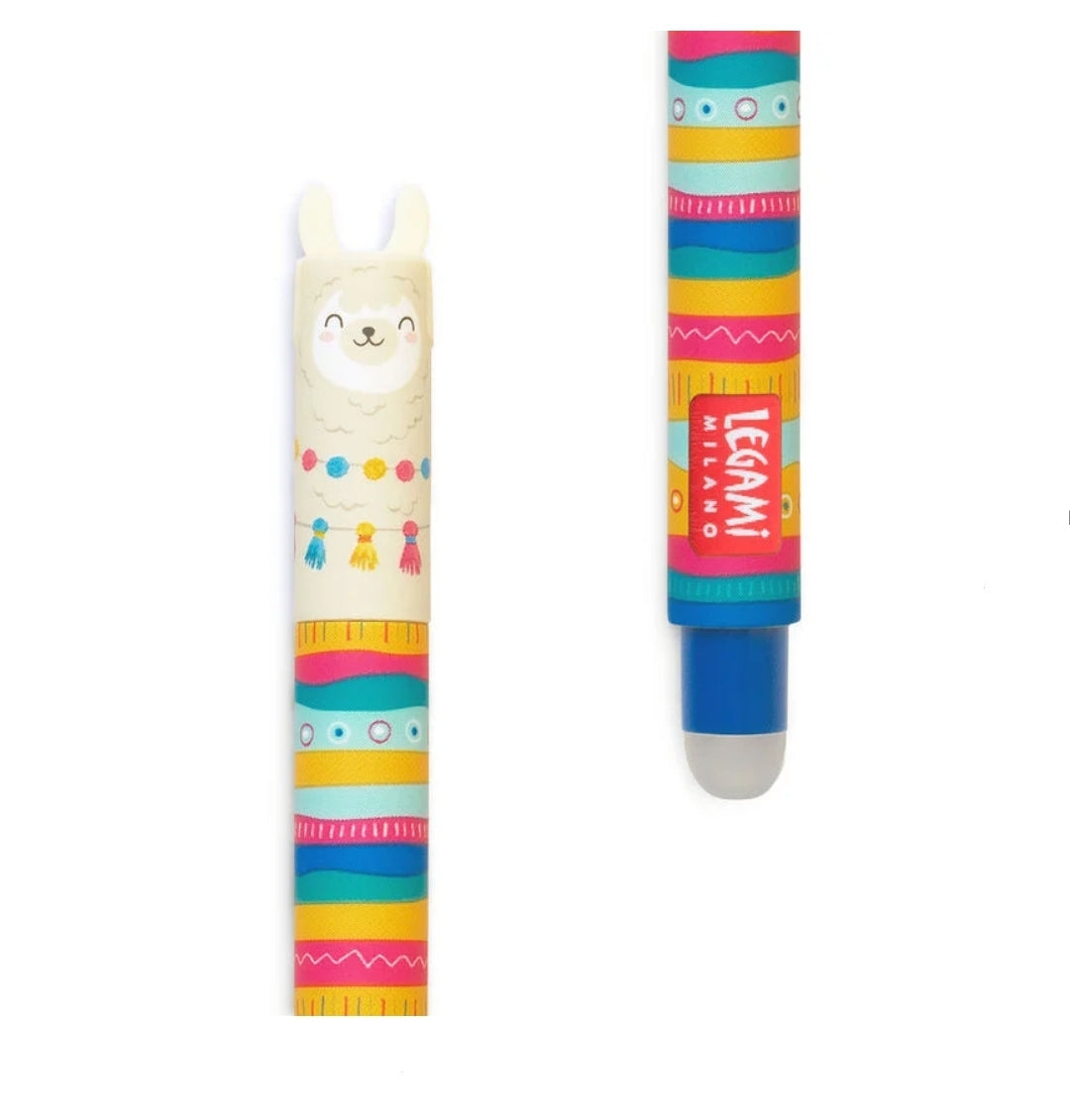 Caneta Apagável Lama - Legami