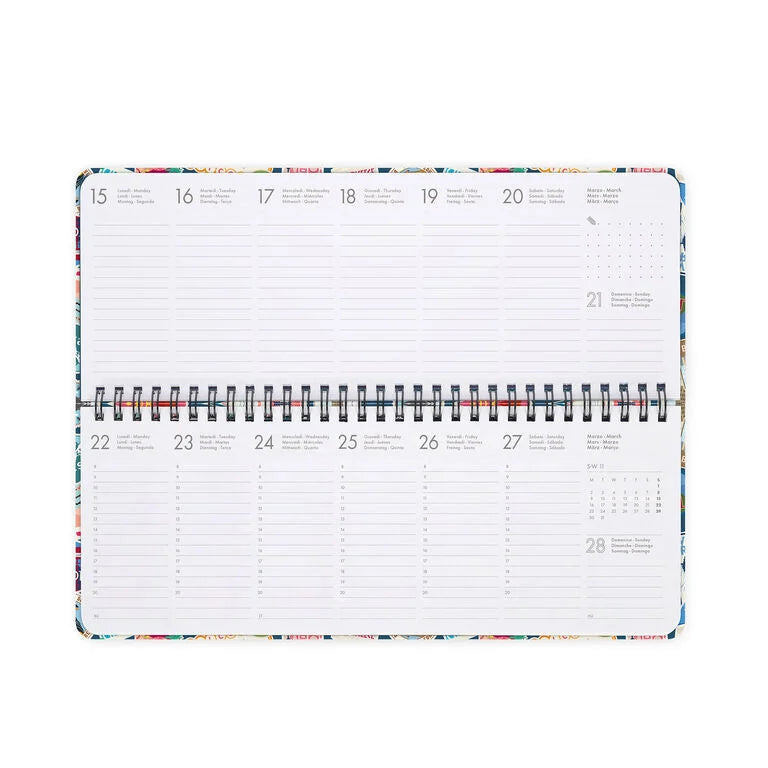 Planner Semanal 2027 Viagens Stickers Legami