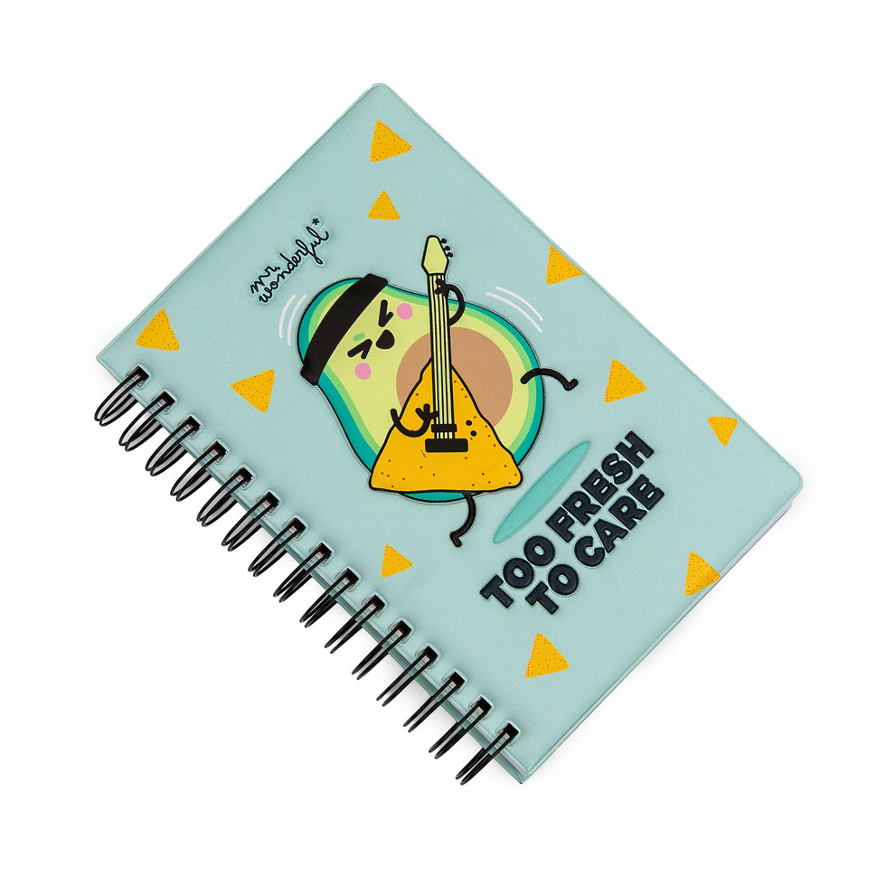 Caderno A5 Abacate 3D Squishy Mr.Wonderful