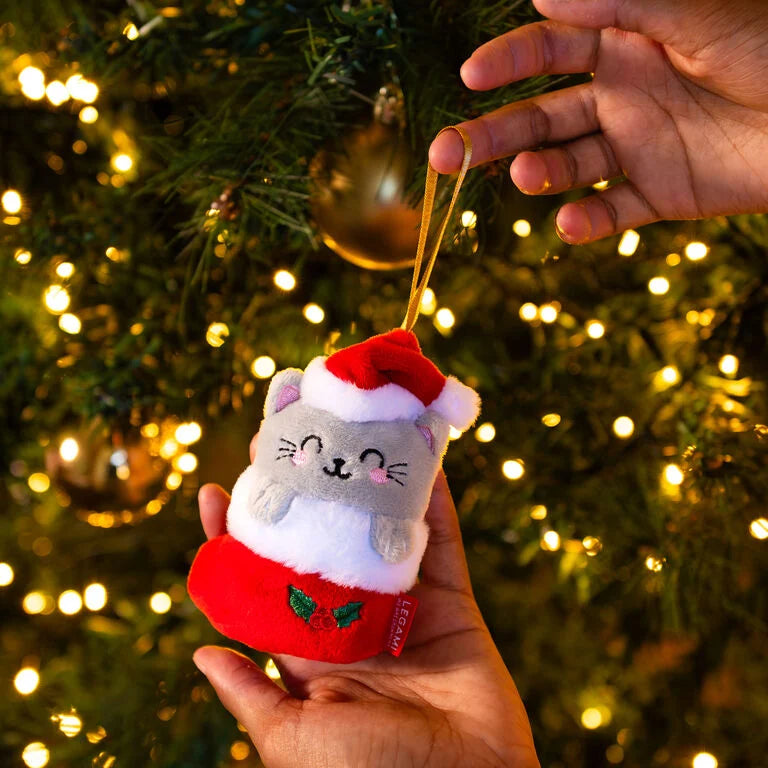 Pré-venda Enfeite de Natal Gato em Pelúcia Legami