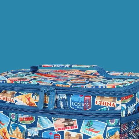 Lancheira Térmica 7,7L Travel Stickers Legami