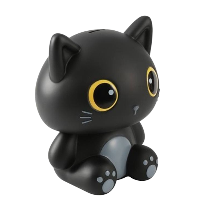 Mealheiro Gato Preto 27cm Itotal