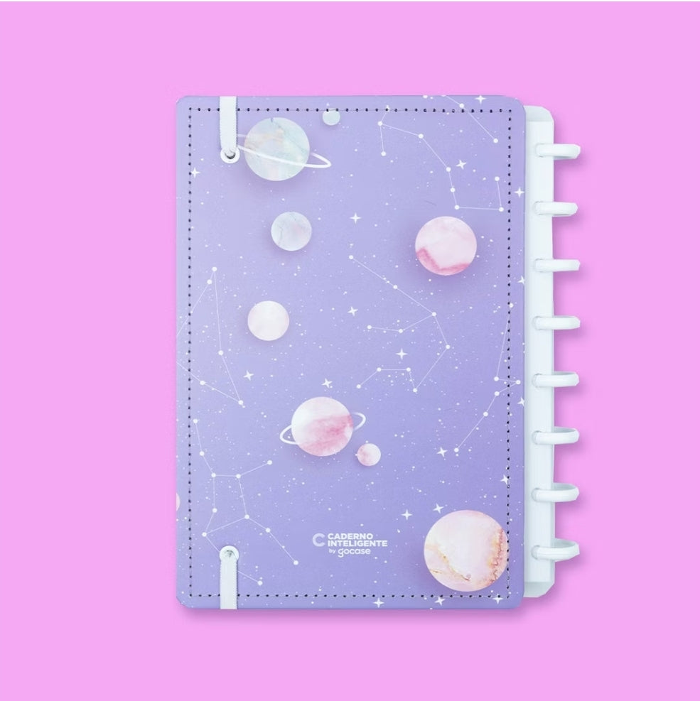 Caderno Inteligente A5 Purple Galaxy ed. Especial Gocase