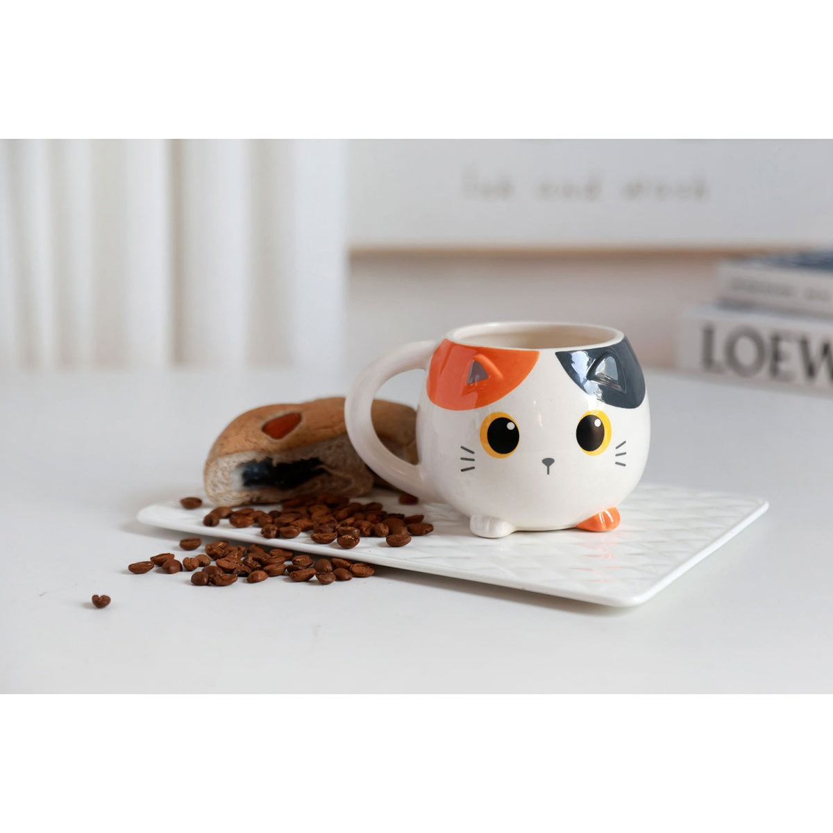 Caneca 3D Chunky Gato Malhado Itotal 410ml