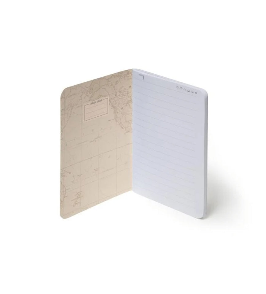 Caderno A5 Pautado Travel Legami