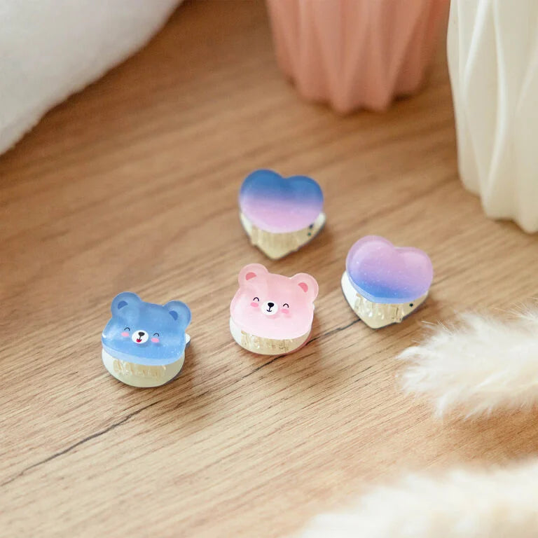 4 Molas de Cabelo Ursinho Legami