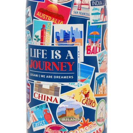 Garrafa Térmica 800ml Travel Stickers Legami