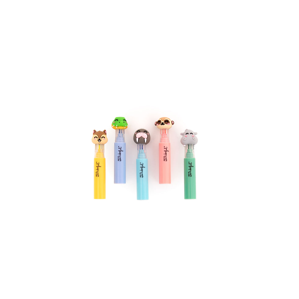 Conjunto 5 Sublinhadores Wonder Comic Mr.Wonderful