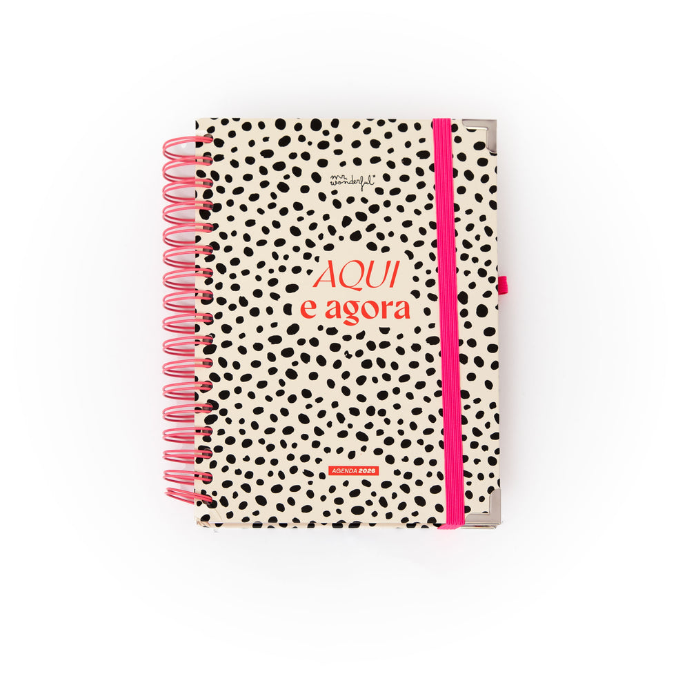 Agenda Diária Mr.Wonderful 2026 - Aqui e Agora - Com Caneta Apagável Exclusiva