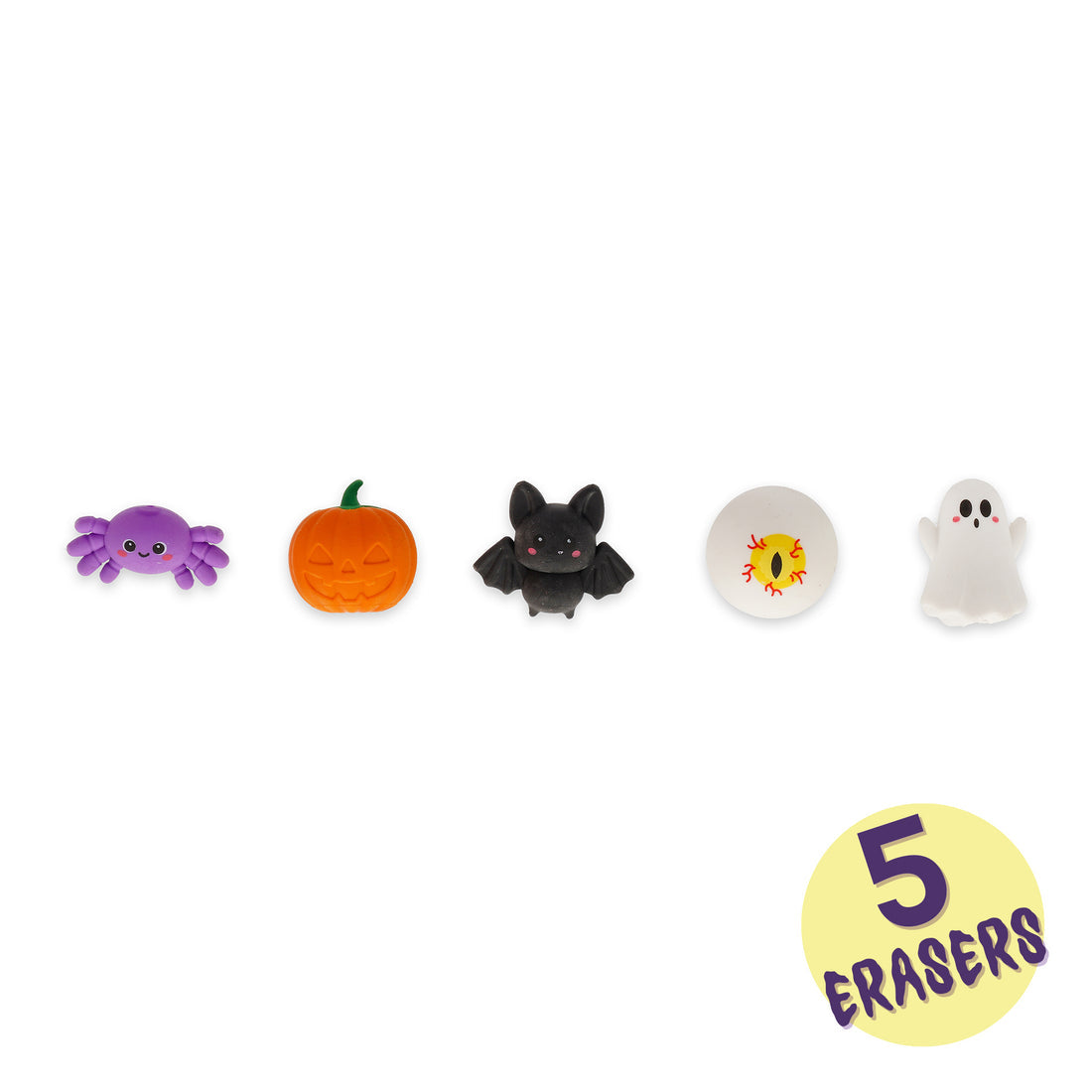 Brevemente - Dispensador com 5 Mini Borrachas Halloween Legami