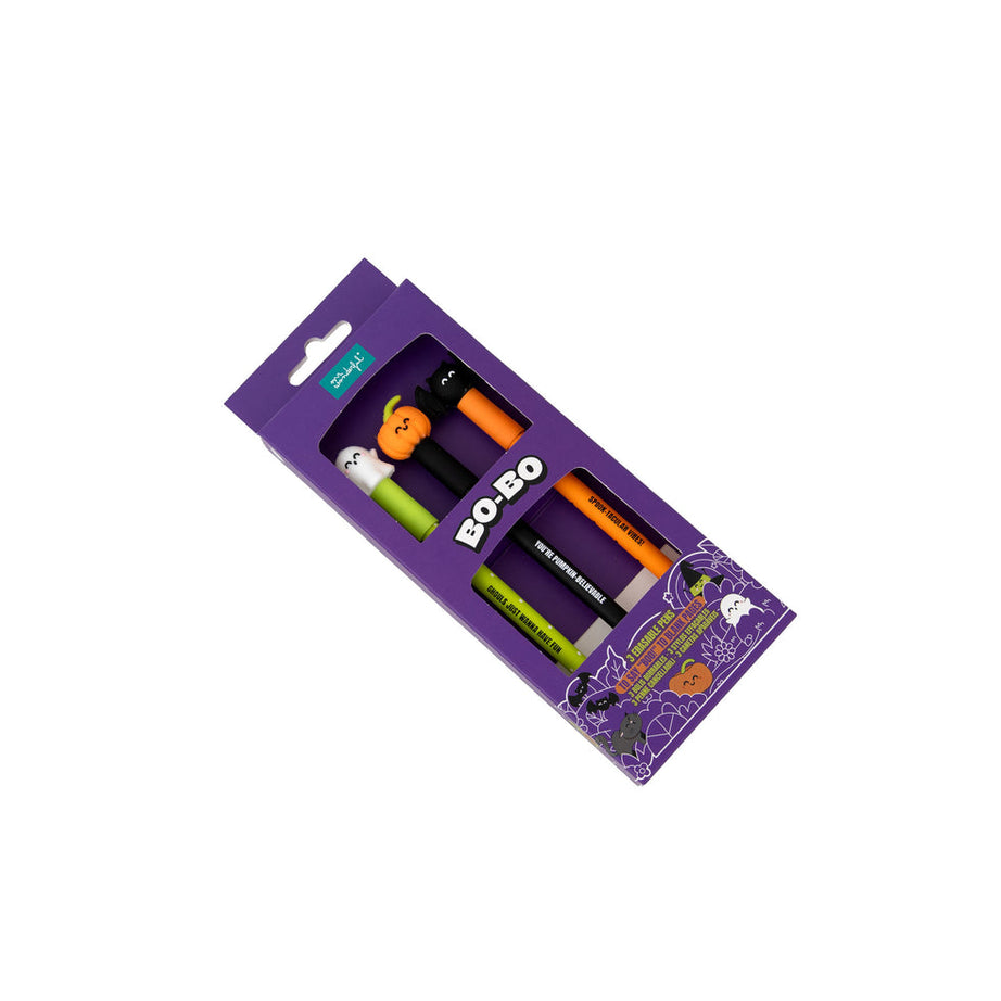 Conjunto 3 Canetas Apagáveis Edição Limitada Halloween Mr.Wonderful