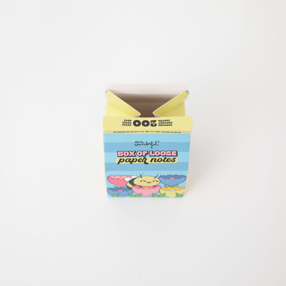 Caixa com 200 Folhas de Notas Mr.Wonderful