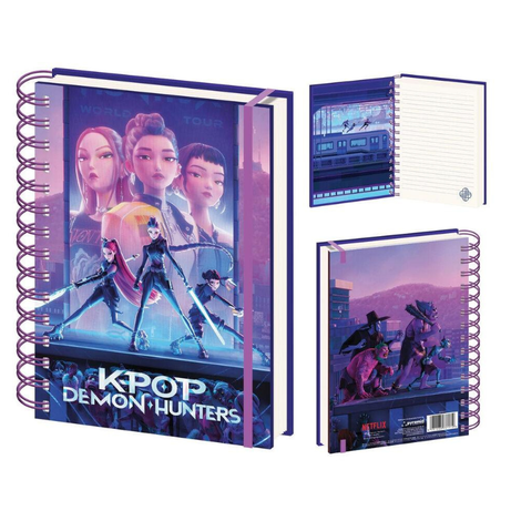 Caderno A5 Espiral K-POP