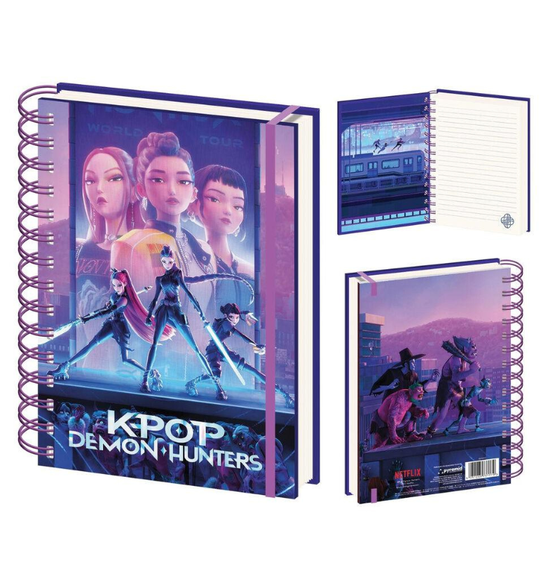 Caderno A5 Espiral K-POP