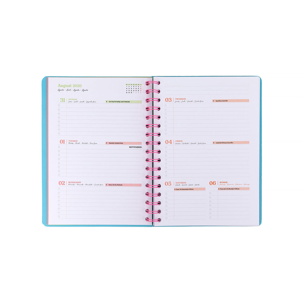 Agenda Semanal Mr.Wonderful "To Plan Or Not to Plan"