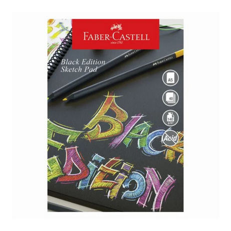 Bloco Folhas A3 Black Edition Faber-Castell