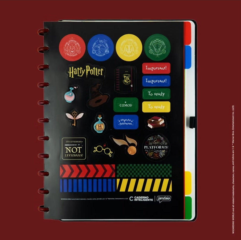 Caderno Inteligente A4 Harry Potter Black