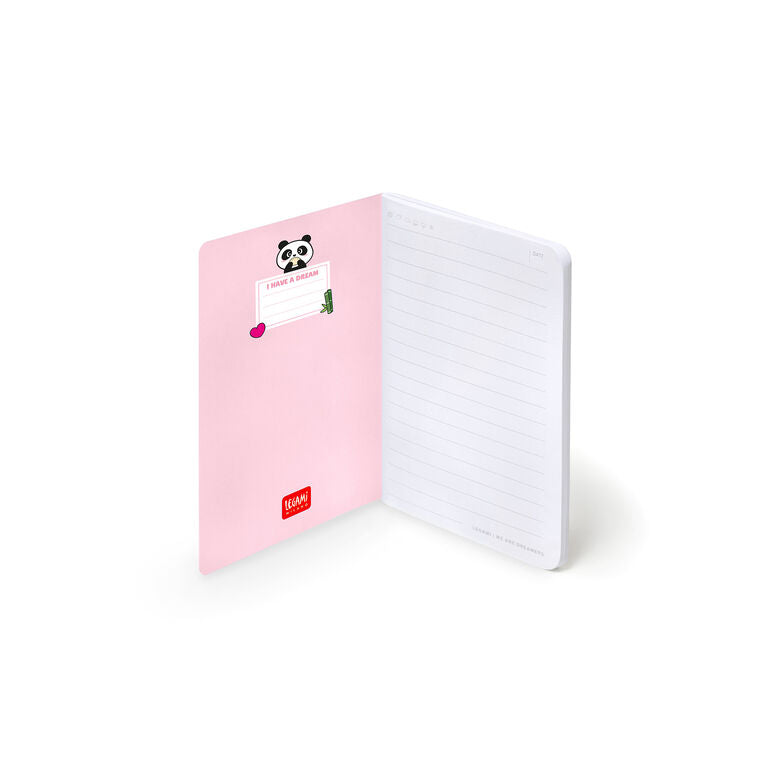 Caderno A6 Pautado Panda Legami