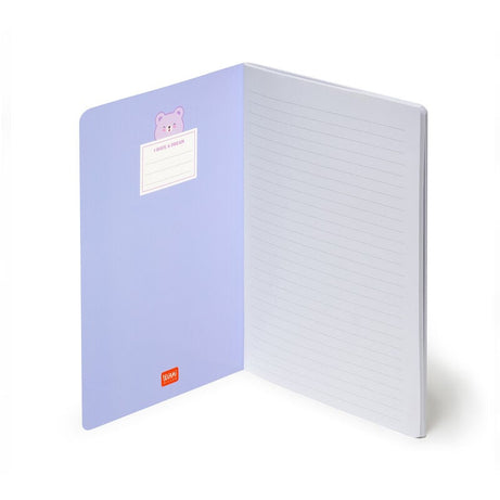 Caderno Grande B5 Pautado Ursinho Legami