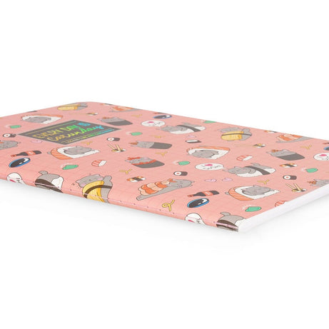 Caderno Grande B5 Pautado Sushi Cat Legami