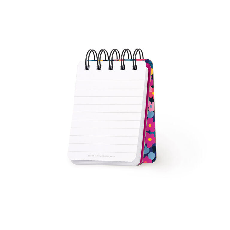 Bloco Notas em Espiral Pautado Flores Legami