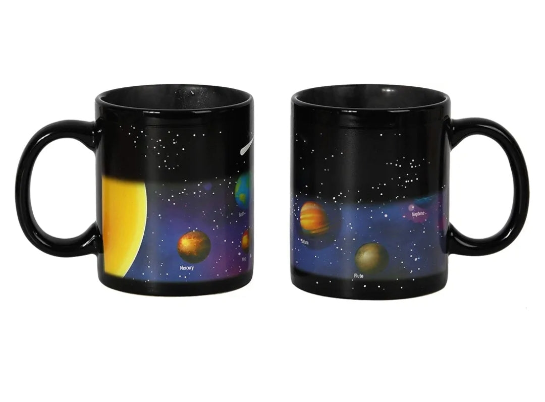 Caneca Sistema Solar Troca Cor Quente e Frio