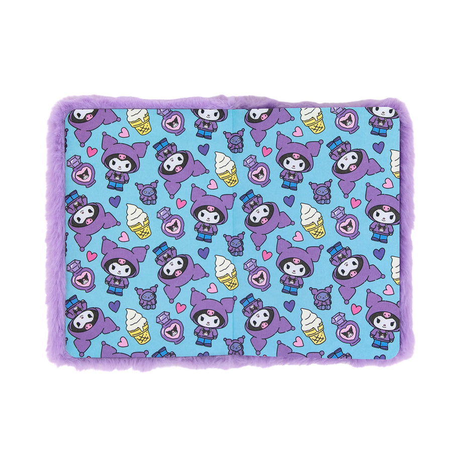 Caderno A6 Pautado em Peluche Kuromi Mr.Wonderful