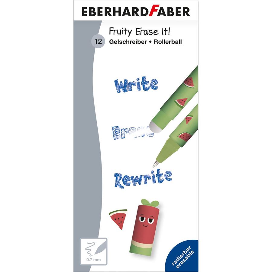 Caneta Apagável Melancia EberhardFaber
