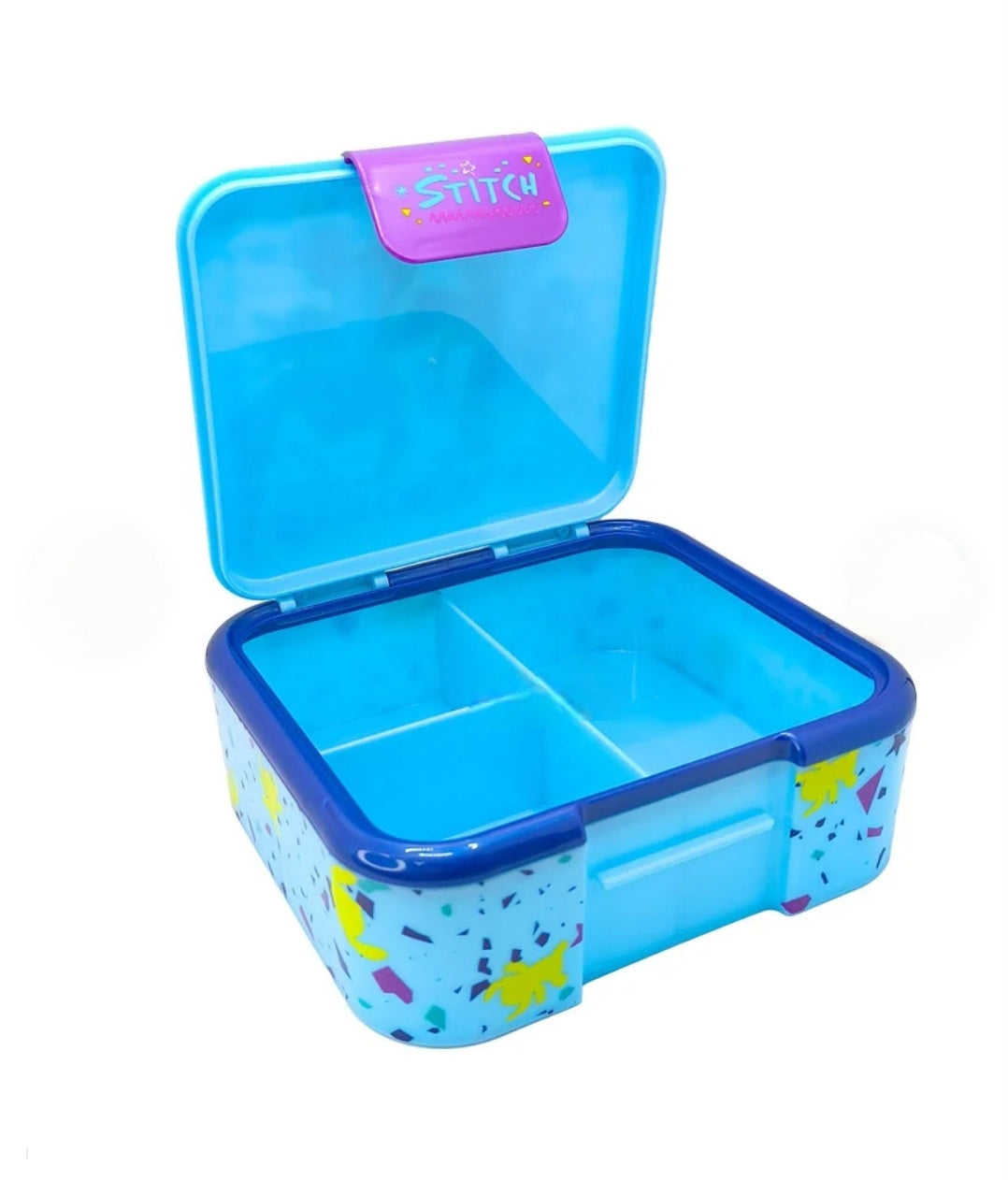 Caixa de Lanche com 3 Divisórias  Stitch e Angel