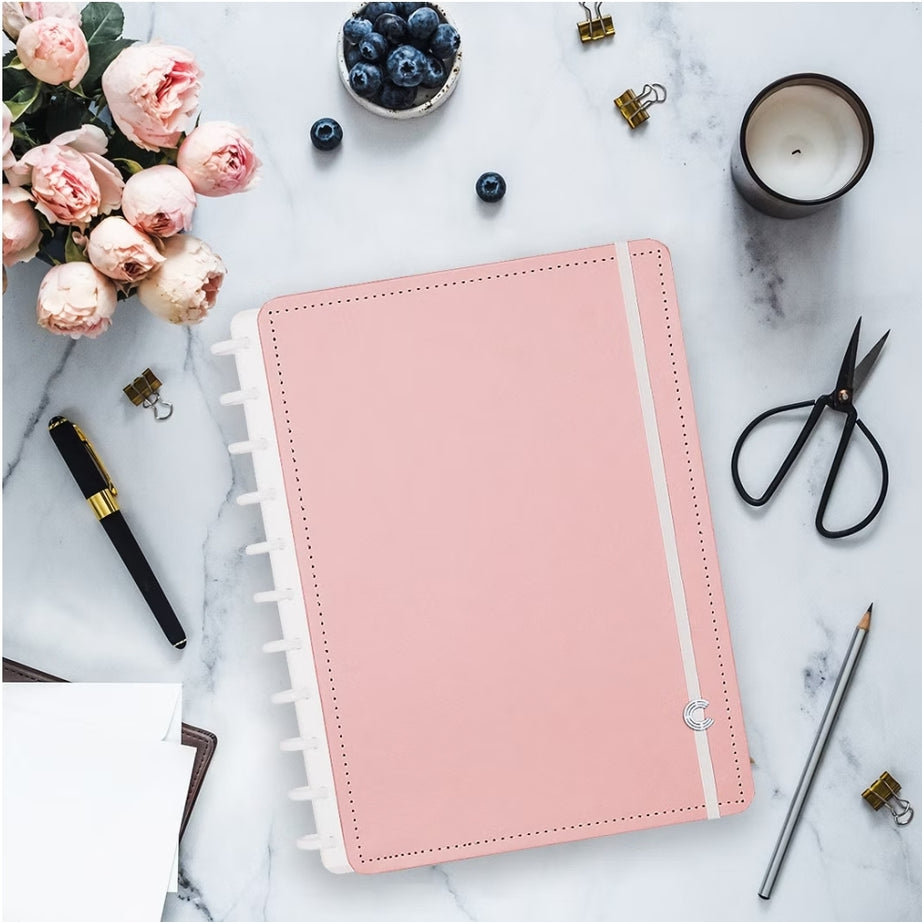 Caderno Inteligente A4 Rosa Pastel