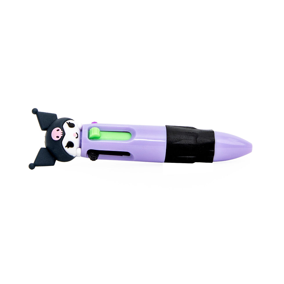 Mini Caneta Kuromi com 4 Cores Mr.Wonderful