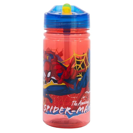 Garrafa Homem Aranha com Palhinha