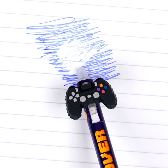 Caneta Apagável Gamer Comando Branco